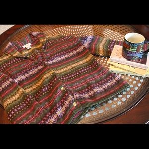 Talbots VINTAGE Collared Cardigan